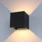 Chrasy Moderne Wandleuchten Innen 10W Wandleuchte Warmweiß Wandbeleuchtung LED mit Einstellbar Dekorative Würfel Wandlampe für Wohnzimmer IP65 Wasserdichte