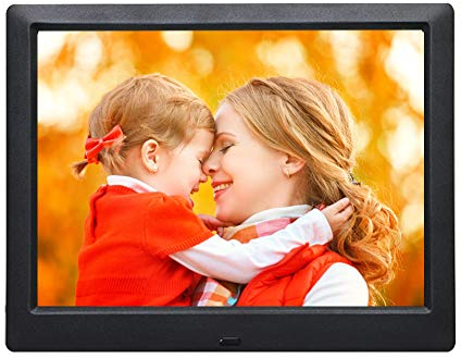 9-Zoll-Fernbedienung Digitaler Bilderrahmen Foto-Videoplayer / 4 Windows Display Elektronischer Bilderrahmen Unterstützt SD/MS/MMC/SDHC-Karte/USB-Flash-Laufwerk