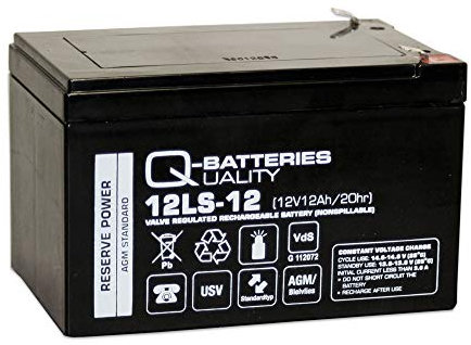 Ersatzakku für LC-RA1212PG 12V 12Ah AGM Batterie VDs