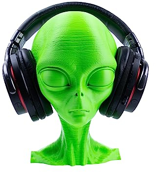 Alien Head Soporte para Auriculares | Soporte para Auriculares, Accesorios de Escritorio para Juegos, Accesorios de Escritorio de Oficina Soporte para Auriculares Impreso en 3D (Alien)