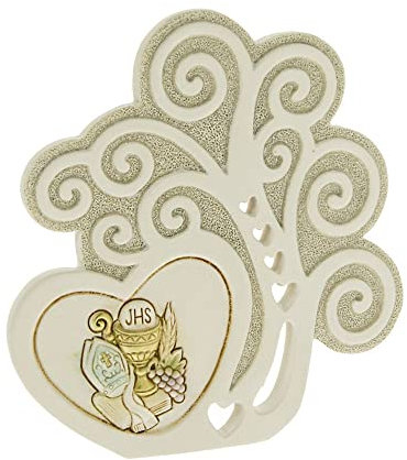 Bomboniere Fede Icona Resina CRESIMA E Comunione con Albero Vita