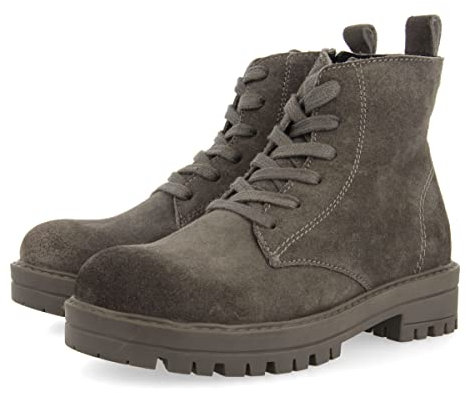 Stivaletti in pelle grigi per bimba e bimbo dalaas