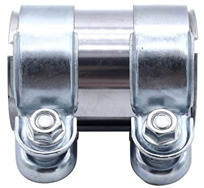 1 PC SHLPDFM Stainless Steel Pipe Connector Universal Exhaust system Clamps 60 * 95 mm 2.0 TFSI Compatible with VW Audi Seat Skoda Seat 12793501 1K0253141 7H0253141 1K0253141C
