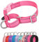 YUDOTE Reflektierende Martingale Hundehalsbänder,ausbruchsicheres Anti-Zug-Trainingshalsband mit Sicherheits-Schnellverschluss für schmale Kopfhunde erleichtern das Gehen,Klein,Heiße Rosa