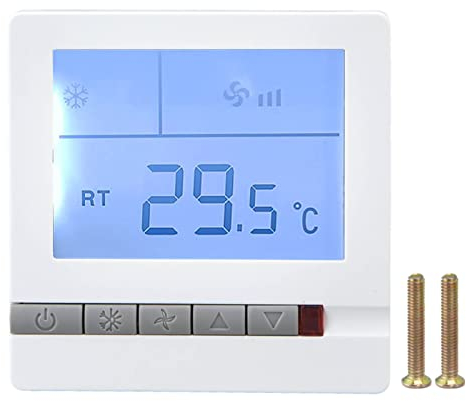 Thermostat Fan Coil, LCD AC220V Lüftungsfunktion Multifunktionale Klimaanlagensteuerung für Heimrestaurant