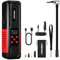 FOWAWU 7800mAh 150PSI Elektrische Luftpumpe Fahrrad,Elektrische Luftpumpe Akku Kompressor Luftpumpe,Fahrradpumpe Elektrisch,Fahrrad Pumpe mit DC 12V Kabel Digital LCD LED Licht Wiederaufladbarer