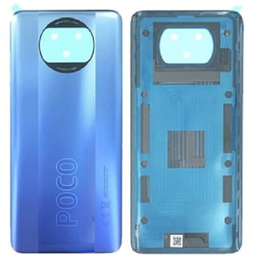 SPES Tapa de batería original para Xiaomi Poco X3 Pro, color azul