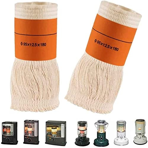 Meche Chauffage Petrole, 95x t2.5x180 mm Mèches De Poêle Au Kérosène, Mèche De Chauffage Au Kérosène De Remplacement pour Chauffage Au Pétrole, Mèche pour Poêle à Pétrole de Camping（1/2/4/6/8pcs） ( Ta