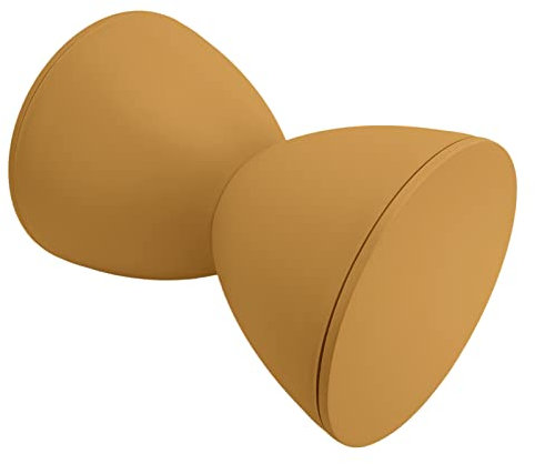 Atyhao Tabouret en Forme de Sablier, Tabourets de Bar en Plastique pour Meubles de Bar à la Maison, Tabouret Rond Domestique de Style Nordique Simple pour Cabine D'essayage, Meubles de (Gingembre)