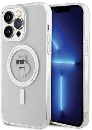 KARL LAGERFELD KLHMP15XHFCCNOT Hülle für iPhone 15 Pro Max 6.7 transparent hardcase IML Choupette