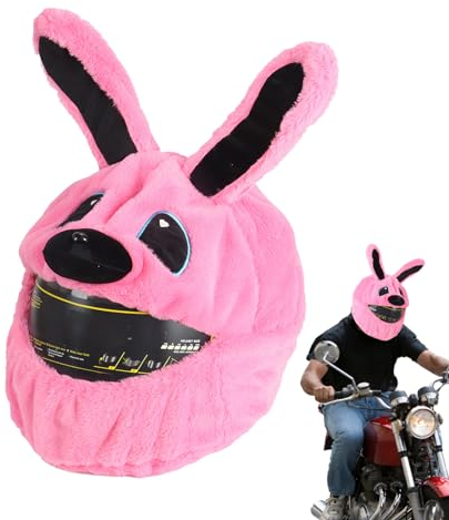 Motorradhelm Abdeckung Motorrad Lustige Cartoon Plüsch Helm Schutzhülle, Zubehör Für Motorradhelme, Personalisierte Passend Für Vollhelme (ohne Helm)