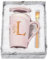 Joymaking Taza personalizada con letras taza de café con motivo de flores, nombre inicial regalos personales taza de café para mujeres novia, L - 400 ml rosa