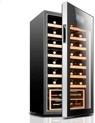 QPZMALSKY Independent Red/white Wine Cooler, Touch Control/double Temperate Glass/silent Operating Refrigerator