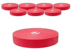 Alfa 8x PE-Nageldichtband 80 mm x 20 m – Stark klebend (160 m) – rot | Profi-Qualität - Geschlossenzelliger PE-Schaum - Hohe Klebkraft - Einfache Verarbeitung - Für Außenbereich geeignet