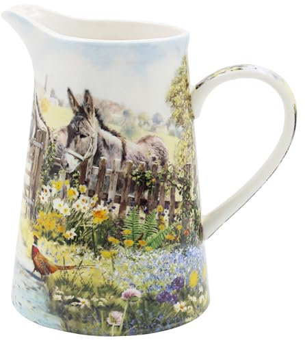 The Leonardo Collection Donkey Jug Macneil Studios for Home & Office | Stylish Cream & Milk Jug for Multiple Use in Kitchen | Ideal Ceramic or Glass Jug for Cream, Gravy & Home Décor