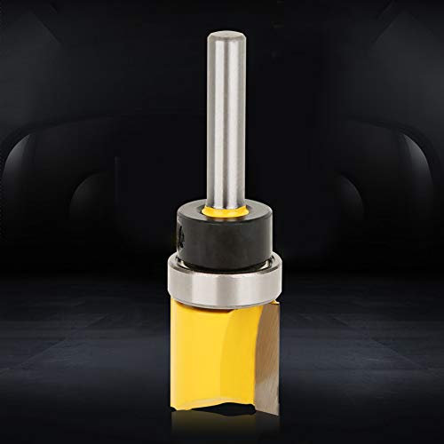 ZJchao Router Bit Eingestellt, Flush Trim Router Bit 1/4 Schaft 1/4in Schaftlager Spüus -Trim -Holzbearbeitungs Frende Cutter Carpenter Tool /4x3/4x20