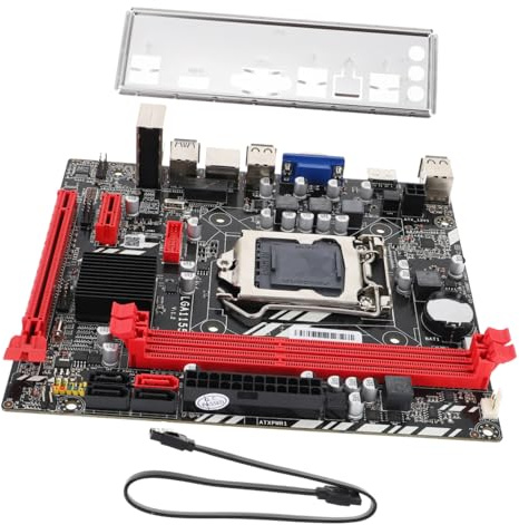 VILLCASE Placa Base De Computadora CPU Compatible Placa Base De Escritorio Montaje Torre De Escritorio Soporte Dual ATX