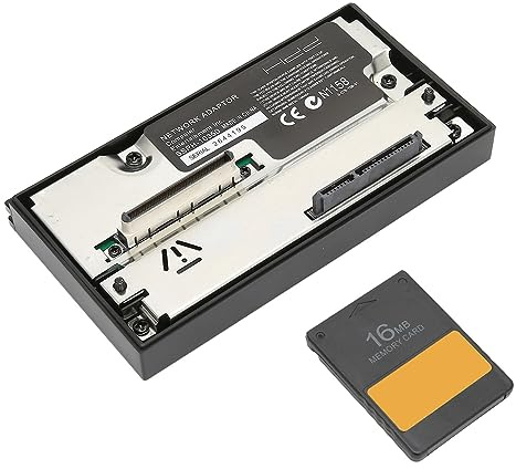 Adattatore di rete PS2 con interfaccia HDD e scheda di memoria FMCB versione 1 966 da 16 MB McBoot supporta fino a 2 TB di giochi senza dischi host compatibili