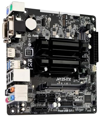 Schede madri Fit For ASRock J4125-ITX Mini-ITX Processore Intel Quad-Core J4125 DDR4 48GB PCIe 2.0 X1 4xSATA3 M
