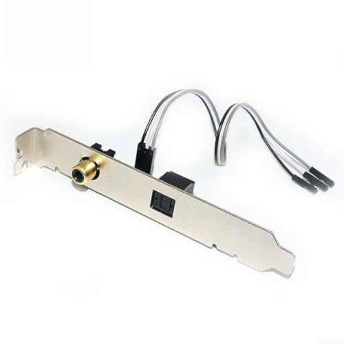 SPDIF Optische koaxiale digitale Audio-Ausgangskarte, hohe Auflösung, 24 Bit, 192 kHz, Goldstecker für DTS AC3 LPCM Heimkino-System-Upgrade