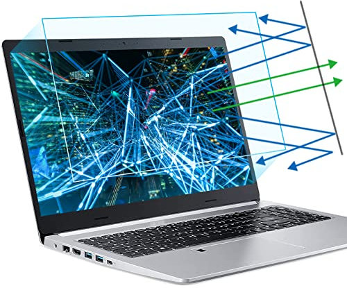 F FORITO 2-Pack 15.6 Inch Anti Blue Light Laptop Screen Protector, Eye Protection Anti Glare Matte Computer Screen Cover for 15.6 Laptop with 16:9 Aspect Ratio, Reduce Eye Strain and Touch Sensitive