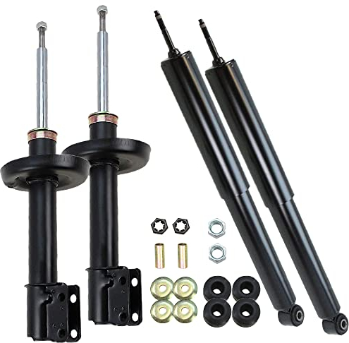 BESTPRICE 4x Gasdruck Stoßdämpfer Vorne und Hinten Federbein, Kompatibel mit OPEL CORSA A (S83), CORSA B (S93), TIGRA (S93)