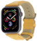 StilGut Genuine Leather Replacement Strap for Apple Watch 38/40 mm, Apple Watch Band for Apple Watch 6/SE/5/4/3/2/1, Mustard Yellow