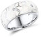 Ringe Für Retro Handgemachte Keramik Ring Frauen Elegante Weiße Blumen Imitation Porzellan Ring Hochzeit Jewelry 8
