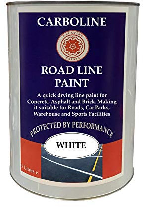 Road Line Marking Paint 2.5lt | 5lt (2.5 Lt, Black)