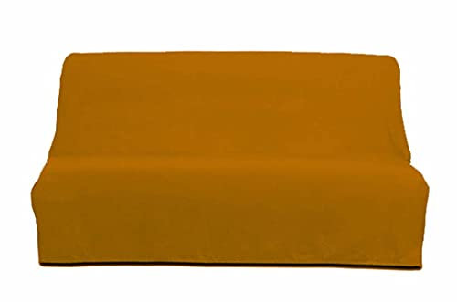 Soleil d'ocre, Panama Housse Clic-Clac en Coton Jaune 190x204 cm