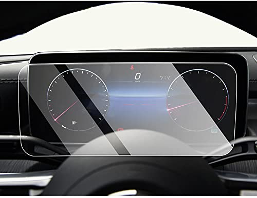 CDEFG Mercedes C-Class W206 GLC X254 2021-2023 2024 Car Navigation Protective Film Tempered Glass 9H Scratch-Resistant 12.3 Inch GPS Transparent Screen Protector Film Accessories (Dash Board)