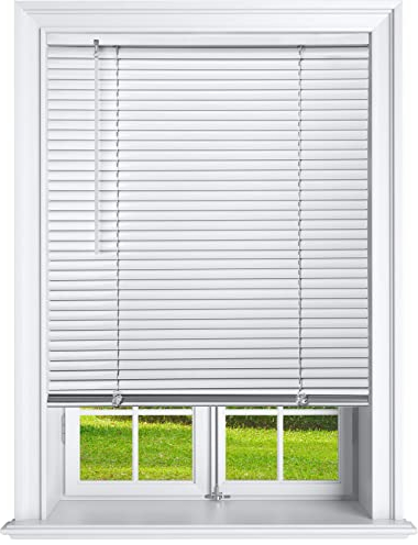 Mirrotek - Tende per finestre senza fili, 2,5 cm, senza fili, filtraggio della luce, mini persiane 76 x 164 cm
