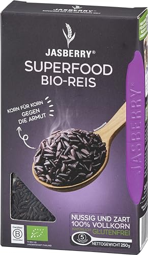 Bio Vollkorn Reis Jasberry Superfood 250g - Variante Pure