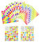 1200+ Selbstklebende Aufkleber für Kinder, kreative Aufkleber, DIY Aufkleber, 16 niedliche dekorative Aufkleber, Scrapbook Aufkleber für DIY, Belohnungen für Kinder
