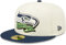 New Era Seattle Seahawks NFL 2022 Sideline Chrome White 59Fifty Basecap Seattle Seahawks Creme 7