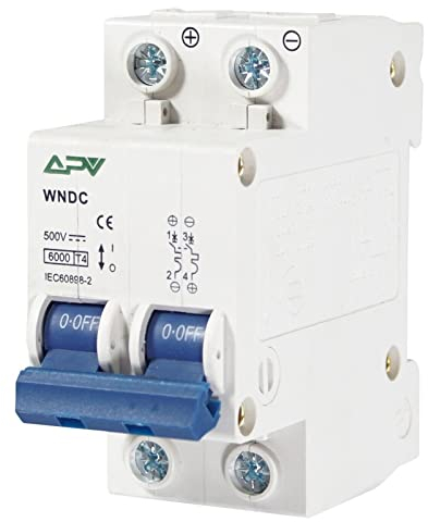 DC-Leitungsschutzschalter LS-Schalter Photovoltaik Schutzschalter 2-polig 500V DC C 32A