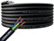 SHPELEC® FLEXIBLE Black Cable 3183Y 0.75mm, 1.0mm, 1.5mm, 2.5mm BASEC Approved Black PVC LED Lighting 5m 10m 15m 20m 50m (1.5mm 3 Core - 15metres)