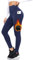 ACTINPUT Thermo Leggings Damen Gefütterte Thermoleggins High Waist Thermohose Winter Warme Sportleggins Strumpfhosen Yogahose Laufhose Sporthose mit Taschen(Navy blau,S-M)