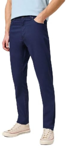 Wrangler Men's Texas Slim Jeans, Navy Scuro, 40W / 34L