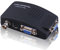 REDGO Convertidor de BNC-Video, S-Video o Entrada VGA a Salida VGA