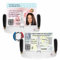 Porte Carte Pare Brise Handicapé PMR VTC Taxi | Support Carte HANDICAPE | PMR | VTC | Permis Taxi - Ambulance | Ticket de stationnement | Support Autocollant | Carte Professionnelle (GARANTIE) (2)