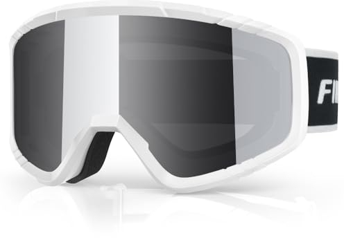 Findway Skibrille, Snowboard Brille für Brillenträger Herren Damen Erwachsene Jugendliche, OTG, UV-Schutz Kompatibler Helm, Anti Fog Erwachsene Ski Goggles für Skifahren/Skaten/Schneemobil
