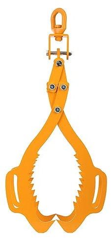 NICCOO 28 Pinza forestale per Legna e Tronchi Fino 2650lbs/1200KG di forza di trazione 4 Artigli