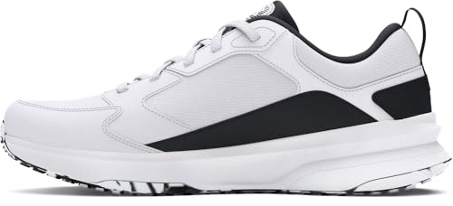 Under Armour Men's Charged Edge - Zapatillas deportivas para hombre (101), blanco/blanco/negro (White/White/Black), 45,5 UE