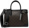 Nine West Ellis Satchel, Braunes Logo/Schwarz, Medium