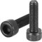 QUARKZMAN M6-1x20 Bulloni a Testa Esagonale 25pz Vite Brugola in Acciaio al Carbonio Grado 12,9 Elementi Fissaggio in Ossido Nero a Filettatura Completa per Macchina