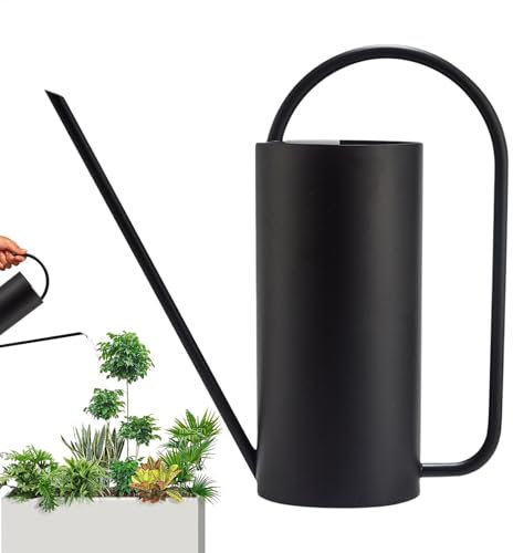 Regadera con caño largo – Botella pulverizadora Plant Mister, riego bonsái de acero inoxidable | Botella pulverizadora de agua con gatillo interior de para plantas y flores