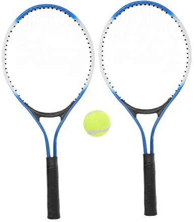POPETPOP 3 Teiliges Set Mini Tennis Schläger Aus Für Eltern Kind Sportspiele Ideal Für Und Jugendliche Mit 2 Schlägern Und 1 Ball Outdoor