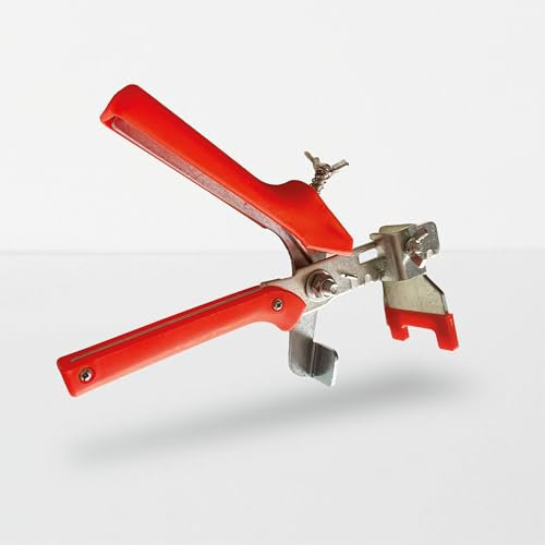 NIVELPRO Clips niveladores de azulejos de 0'5mm, 1mm, 1'5mm, 2mm y 3mm, Packs de 250uds, 1000uds y 1500uds, Espaciadores de azulejos, Sistema de nivelación de azulejos (Alicates, 1 ud)