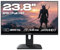 JAPANNEXT Ecran PC Gamer 23.8 IPS Full HD (1920x1080) 200Hz 0.5ms | Hauteur & Inclinaison réglable Haut-parleurs intégrés | G-Sync/FreeSync | Garantie 2 Ans | JN-I238FHD200F